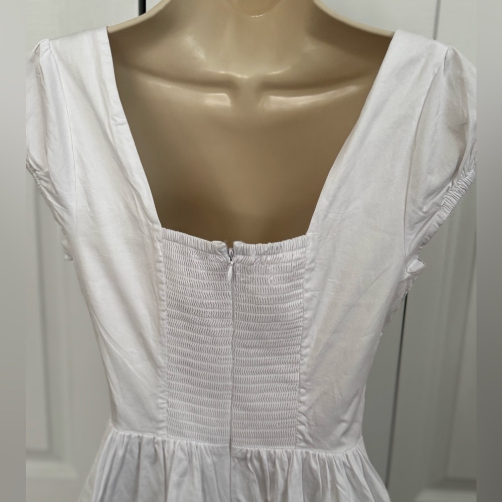 Guess Karida Cap-Sleeve Flared Dress - Picture 14 of 15
